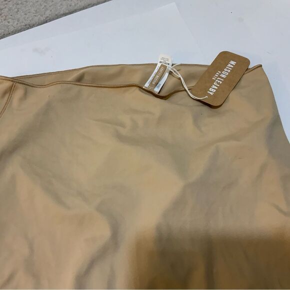 Maison Lejaby High Waisted Briefs XL in tan - Picture 7 of 10